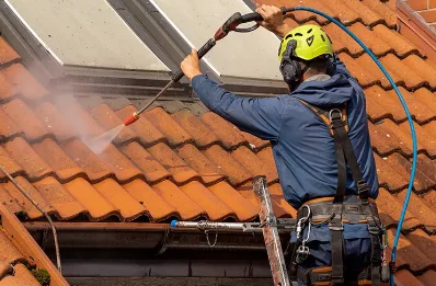Démoussage et hydrofuge de toiture à Regny